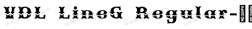 VDL LineG Regular字体转换